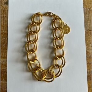 Gold plated chain necklace